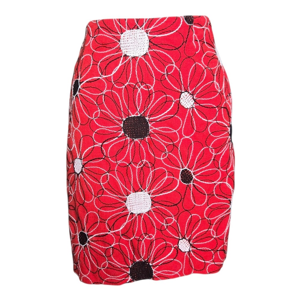 Carlisle Womens Maximalist Retro Floral Skirt Size 2 Bloomcore Statement Chic